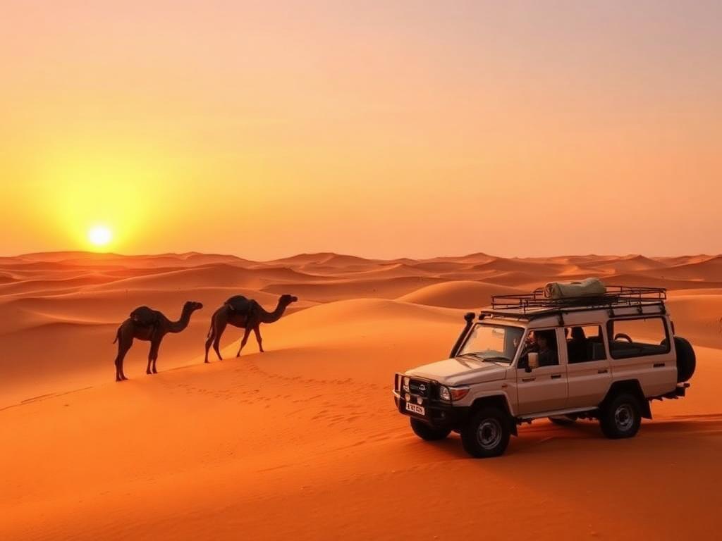 Wüste und Safari